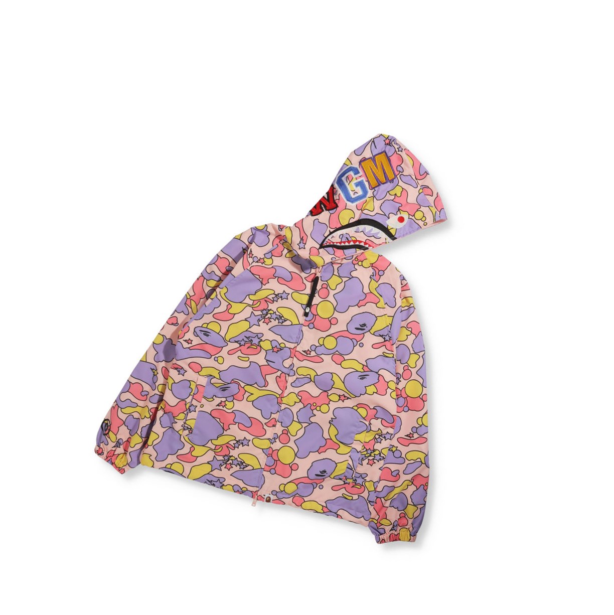 Bundy A BATHING APE Bape Sta Camo Oversized Full Zip Damske Ruzove | 0392-TDGFP