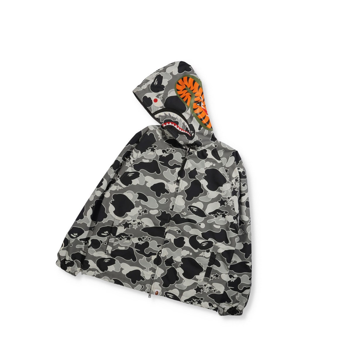 Bundy A BATHING APE Bape Sta Camo Oversized Full Zip Damske Čierne | 1497-BSNMA