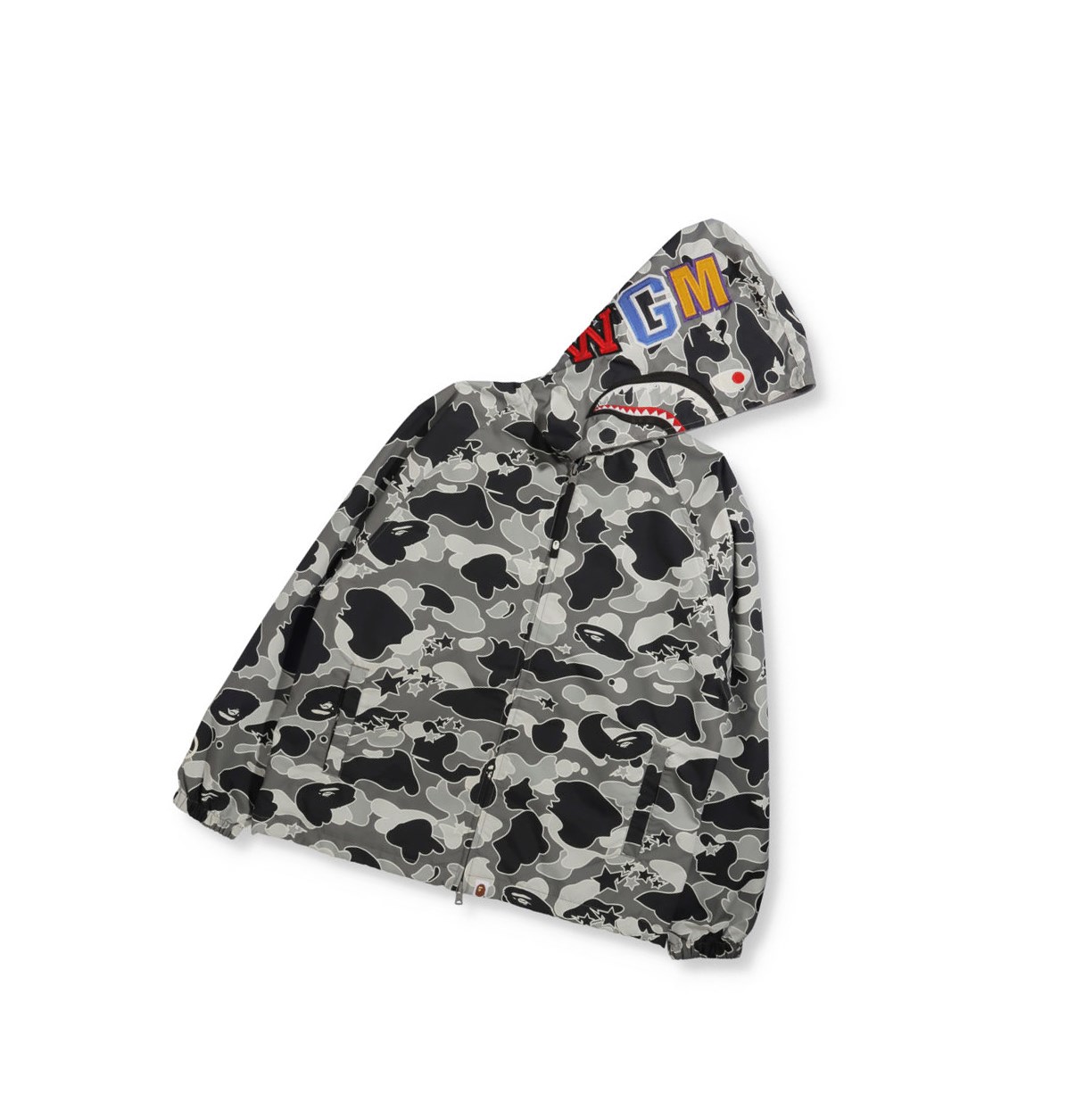 Bundy A BATHING APE Bape Sta Camo Oversized Full Zip Damske Čierne | 1497-BSNMA