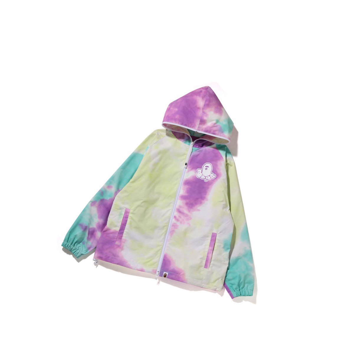 Bundy A BATHING APE Bape Tie-dye Oversized Full Zip Thin Damske Caise | 8437-WAKPC