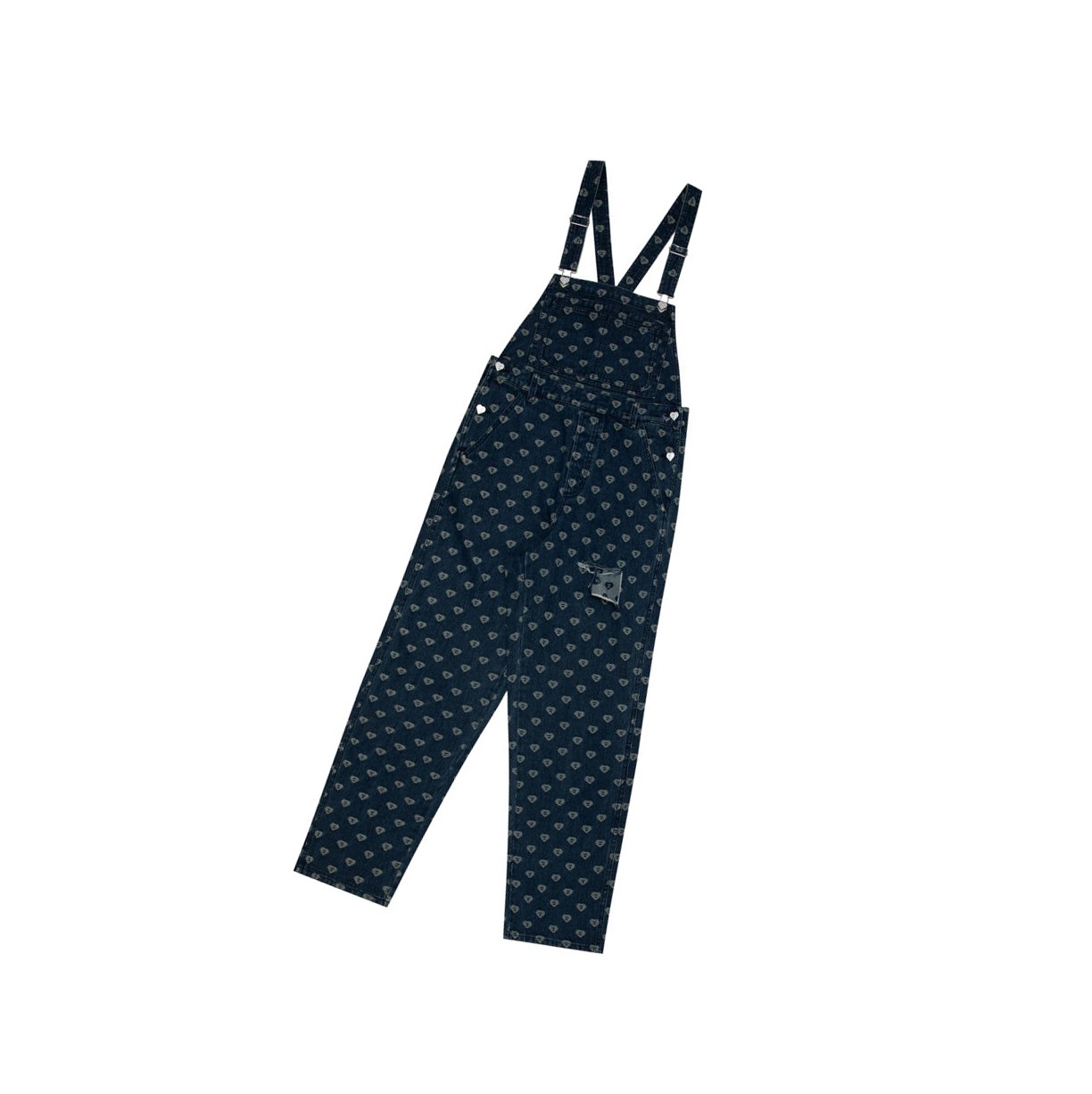 Jumpsuits A BATHING APE Bape Patterned Denim Dungaree Jumpsuits Damske Denim | 9852-FBHQM