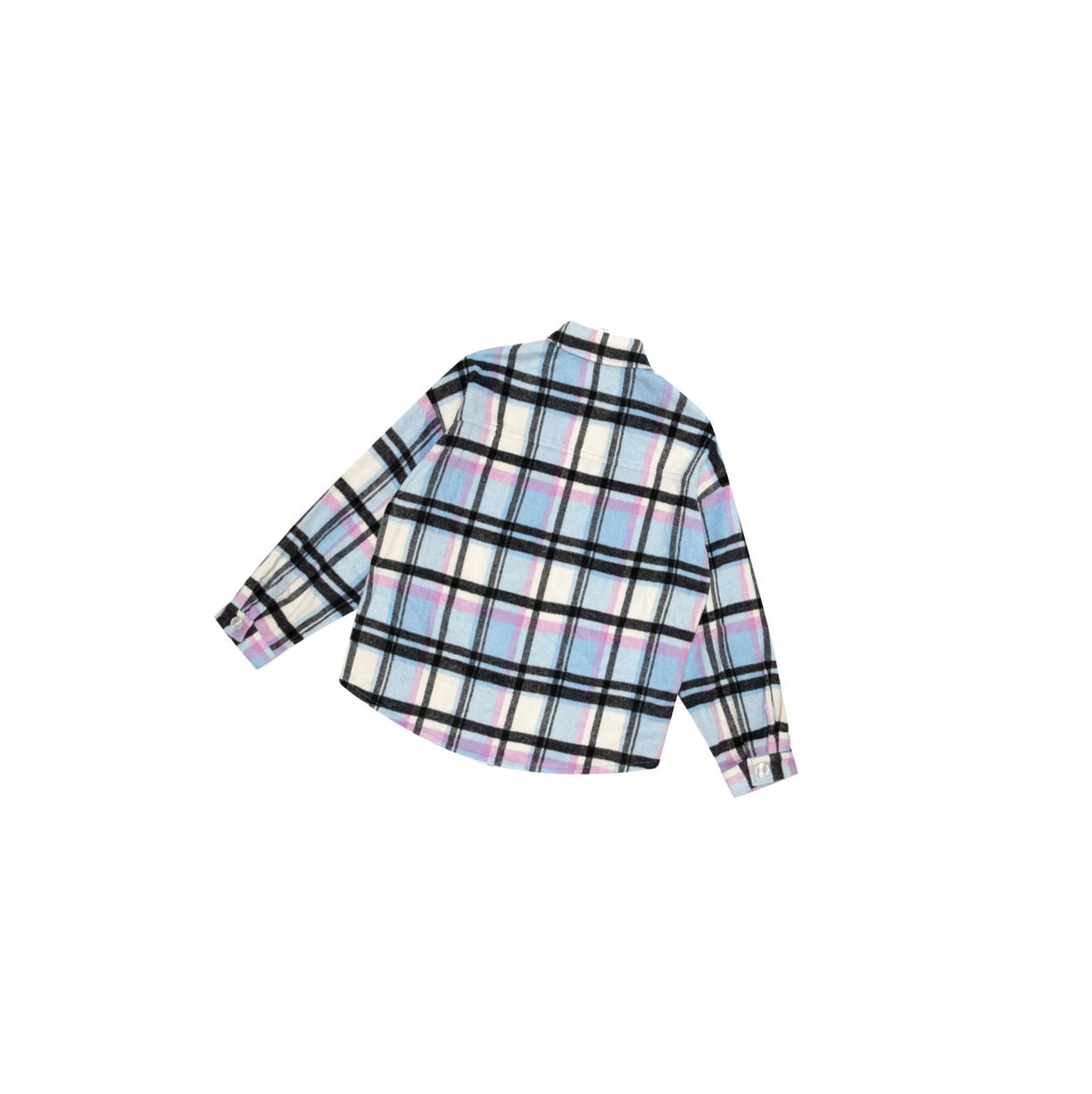 Kosele A BATHING APE Bape Checked Long Sleeve Damske Modre | 6315-OGDKY