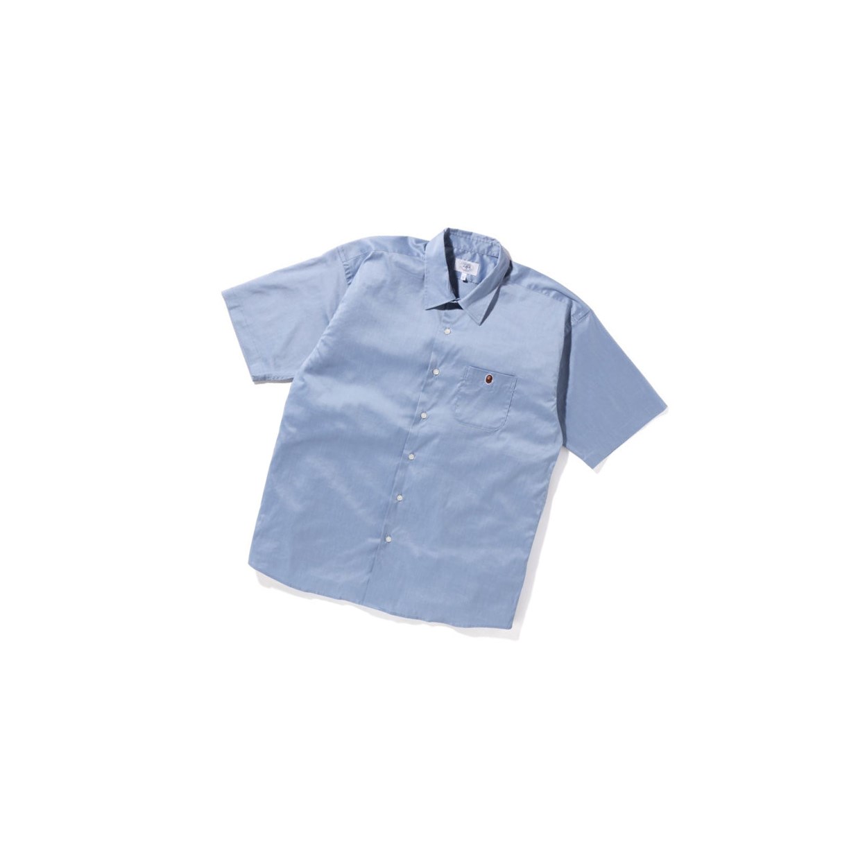 Kosele A BATHING APE Bape One Point Siroke Topanky Fit S/S Kratke Sleeve Panske Modre | 5327-DAVHN