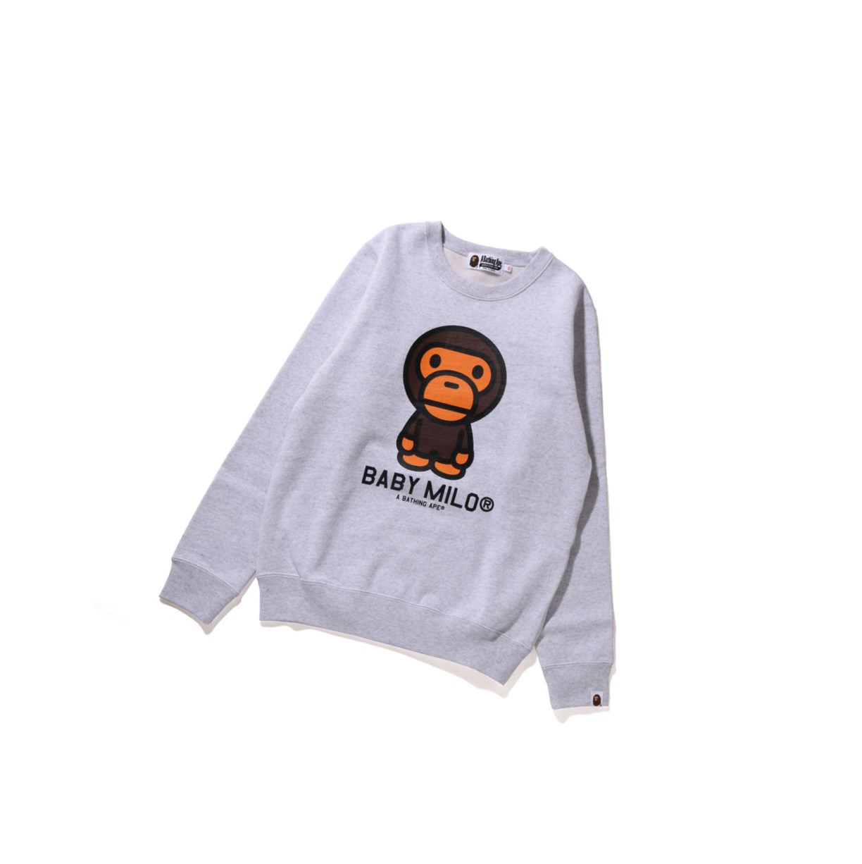 Mikiny A BATHING APE Bape Baby Milo Crewneck Damske Siva | 0582-HCTDA