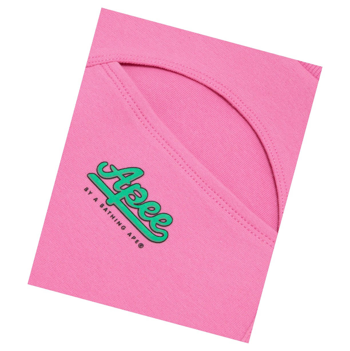Mikiny A BATHING APE Bape Cropped Logo Damske Ruzove | 2617-LJEHS