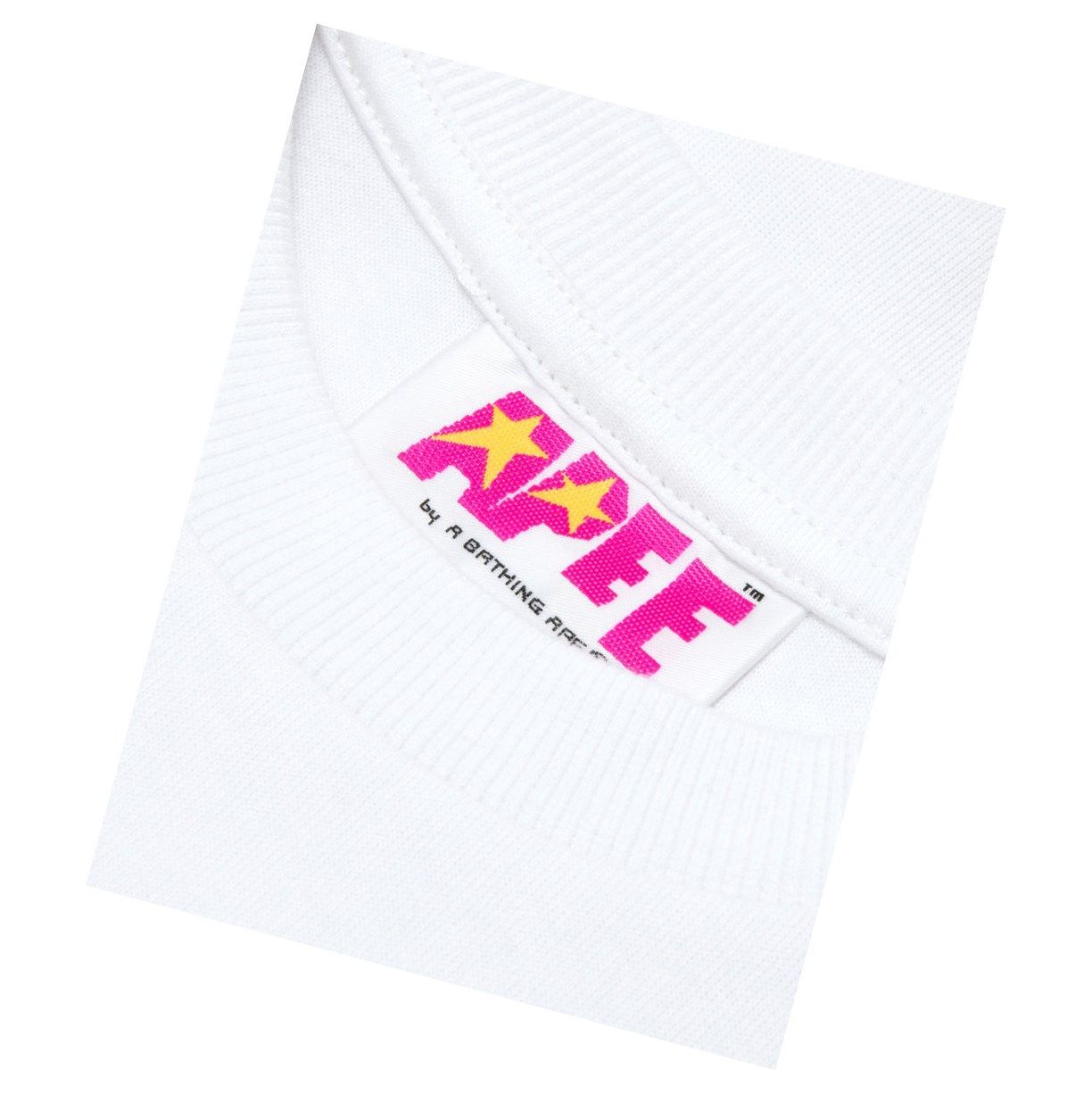 Mikiny A BATHING APE Bape Cropped Logo Damske Biele | 6028-CQIEO