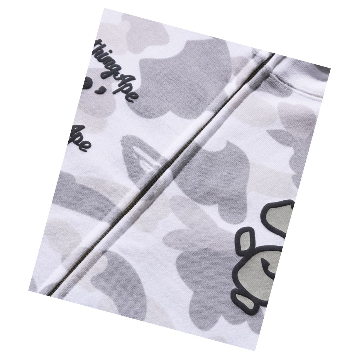 Mikiny S Kapucňou A BATHING APE Bape A Bathing Ape Color Camo Oversized Full Zip Throughs Damske Biele | 8367-UAKFI