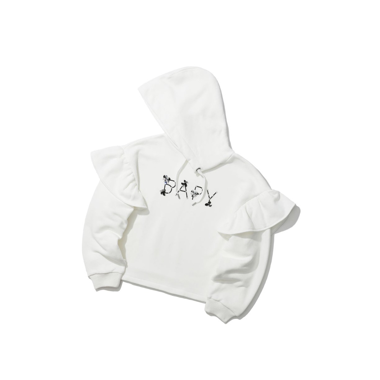 Mikiny S Kapucňou A BATHING APE Bape Embellished Damske Biele | 6013-TCPNQ