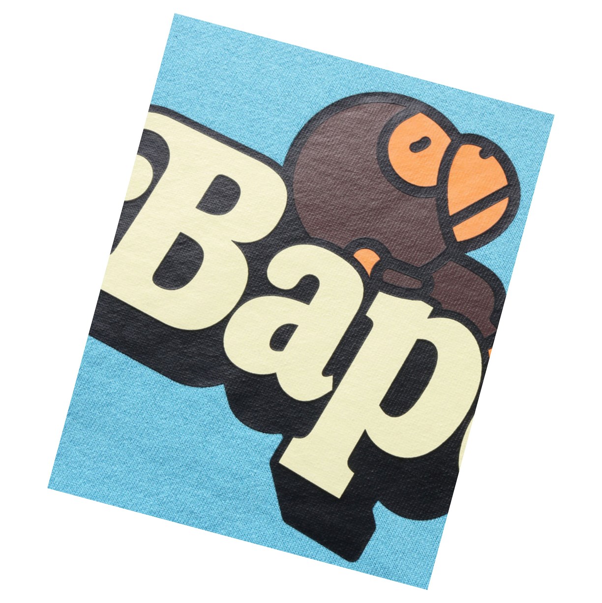 Mikiny S Kapucňou A BATHING APE Bape Milo On Bape Pullover Damske Svetlo Modre | 8521-SJYRA