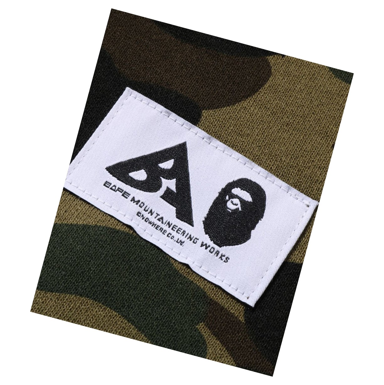 Mikiny S Kapucňou A BATHING APE Bape Multi Label 1st Camo Oversized Damske Zelene | 5013-UMCKF
