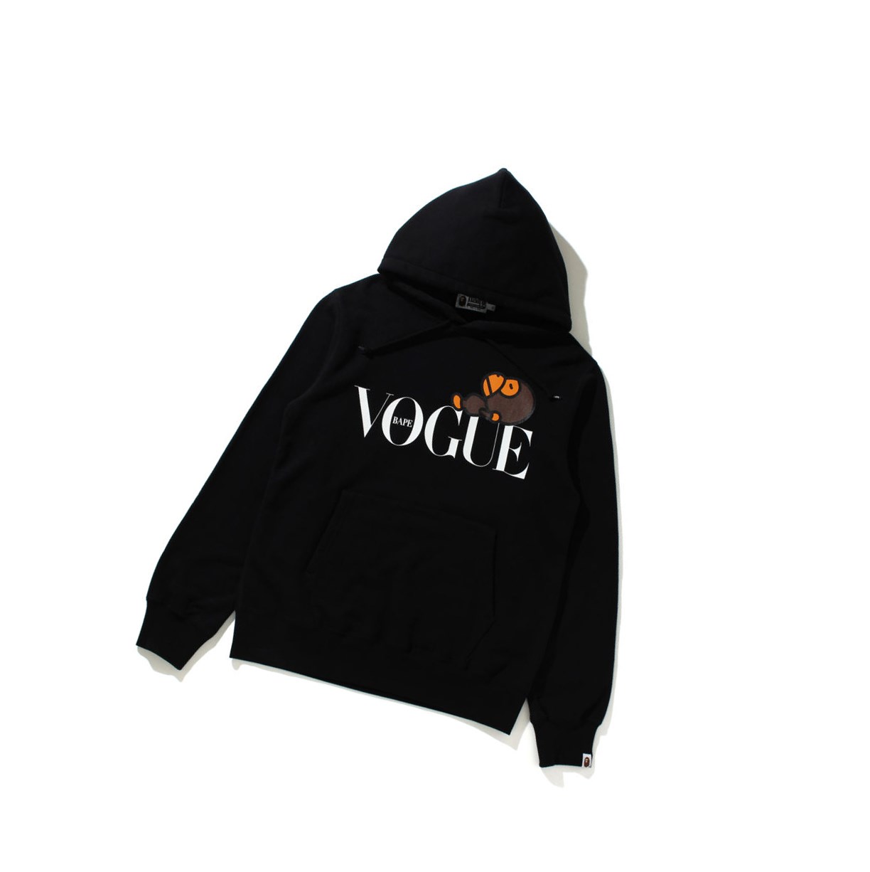 Mikiny S Kapucňou A BATHING APE Bape X Vogue Milo Pullover Damske Čierne | 8193-BEZKO