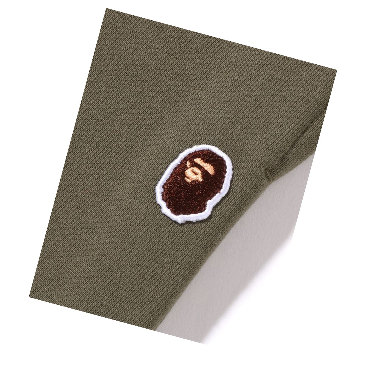 Nohavice A BATHING APE Bape Ape Head One Point Oversized Sweat Damske Zelene | 7263-XAFSZ