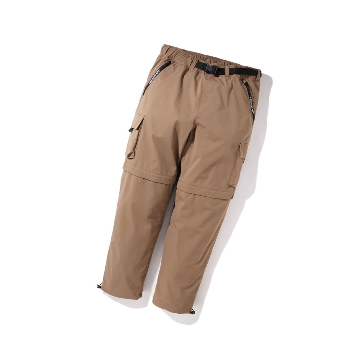 Nohavice A BATHING APE Bape Multi Pocket Detachable Siroke Topanky Fit Long Panske Béžové | 8245-IFEJU
