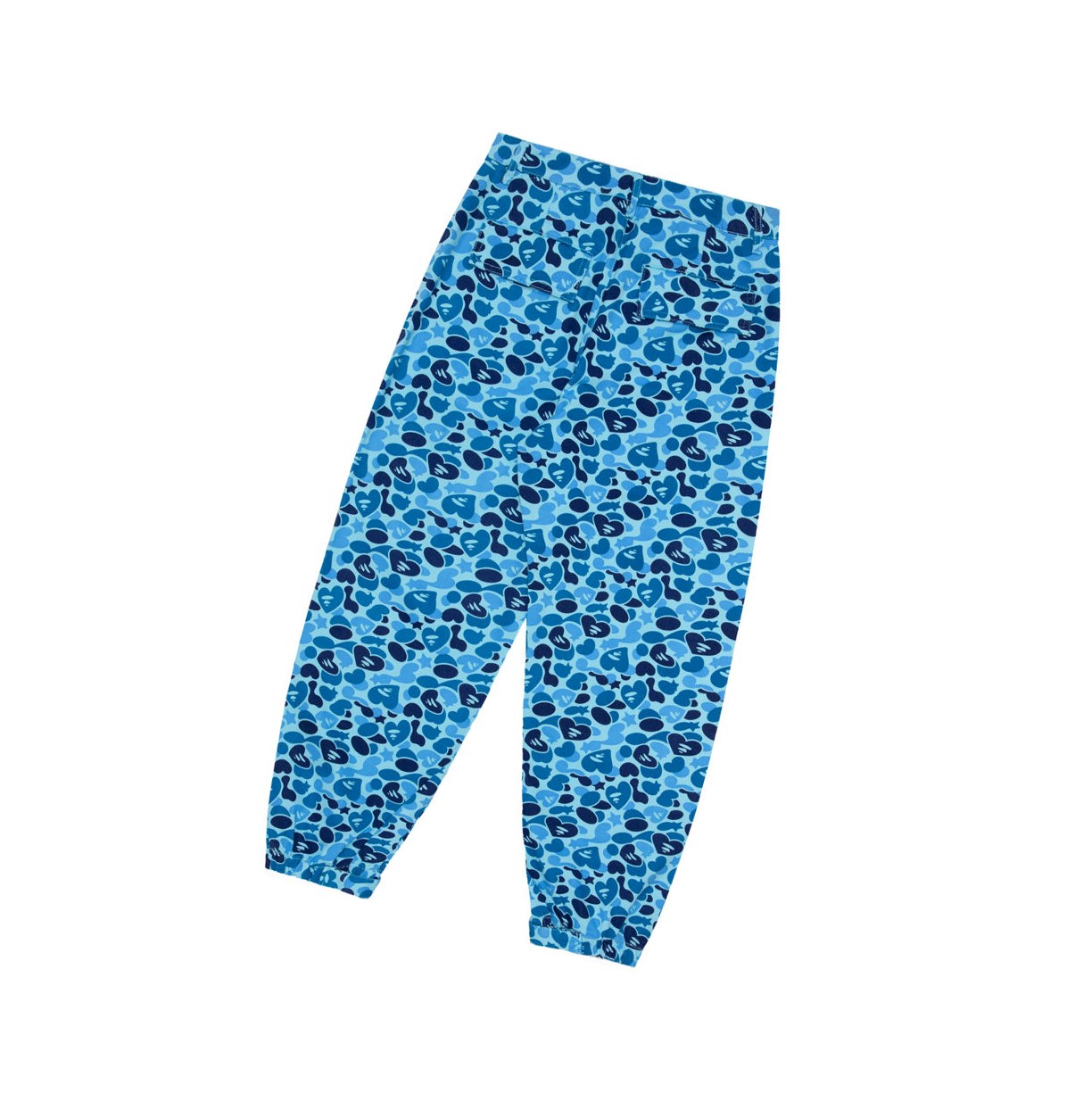 Nohavice A BATHING APE Bape Printed Cargo Long Damske Svetlo Modre | 9173-BYNSZ