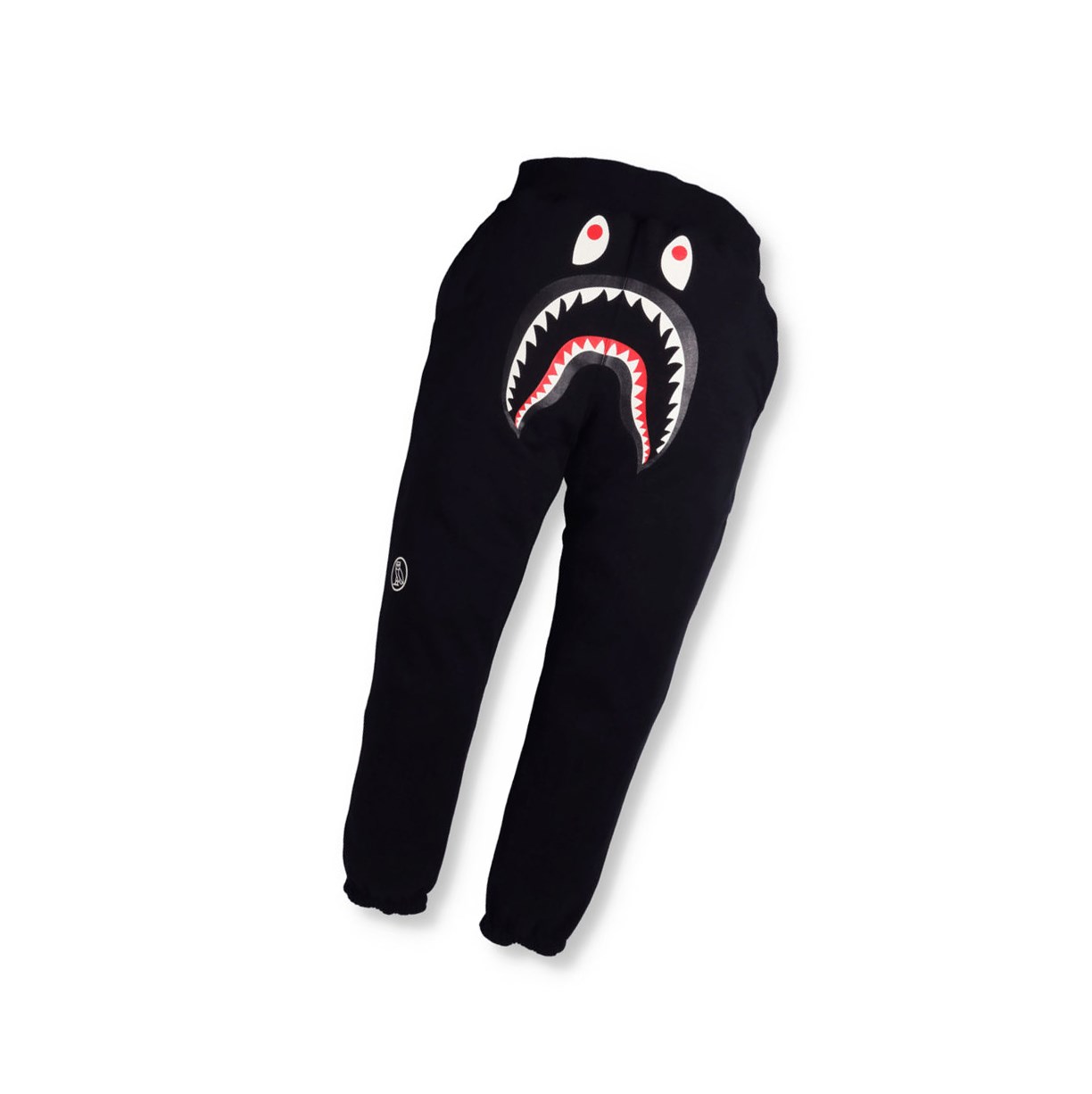 Nohavice A BATHING APE Bape X Ovo Woodland Camo Shark Reversible Sweatpants Sweat Panske Čierne | 8936-OBCVD