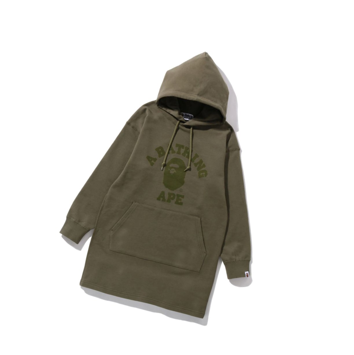 Saty A BATHING APE Bape Ape Head One Point Onepiece Knee Length Dresses Damske Svetlo Zelene | 3895-TILYN