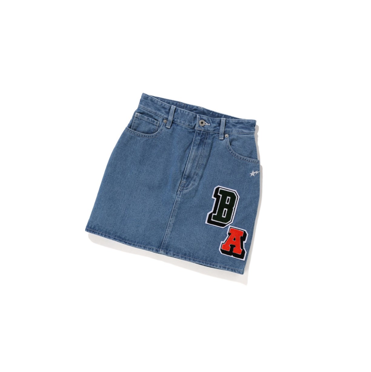 Sukne A BATHING APE Bape Multi Fonts Denim Damske Denim | 1592-QFTIJ