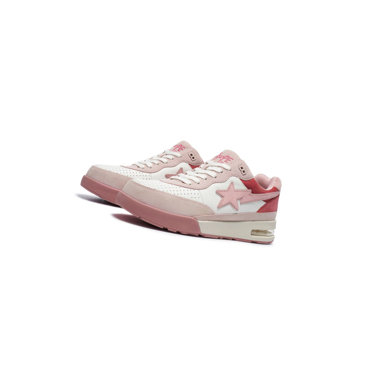 Tenisky A BATHING APE Bape Cestne Sta #3 M2 Low Panske Ruzove | 4390-CIMAU