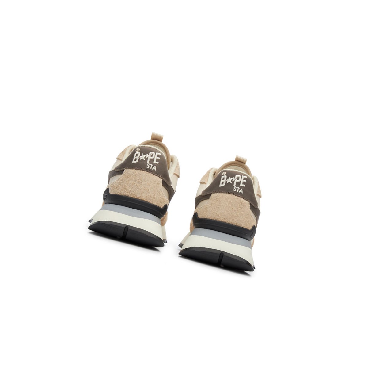 Tenisky A BATHING APE Bape Cestne Sta Express #1 M2 Low Panske Béžové | 6219-FDZNP