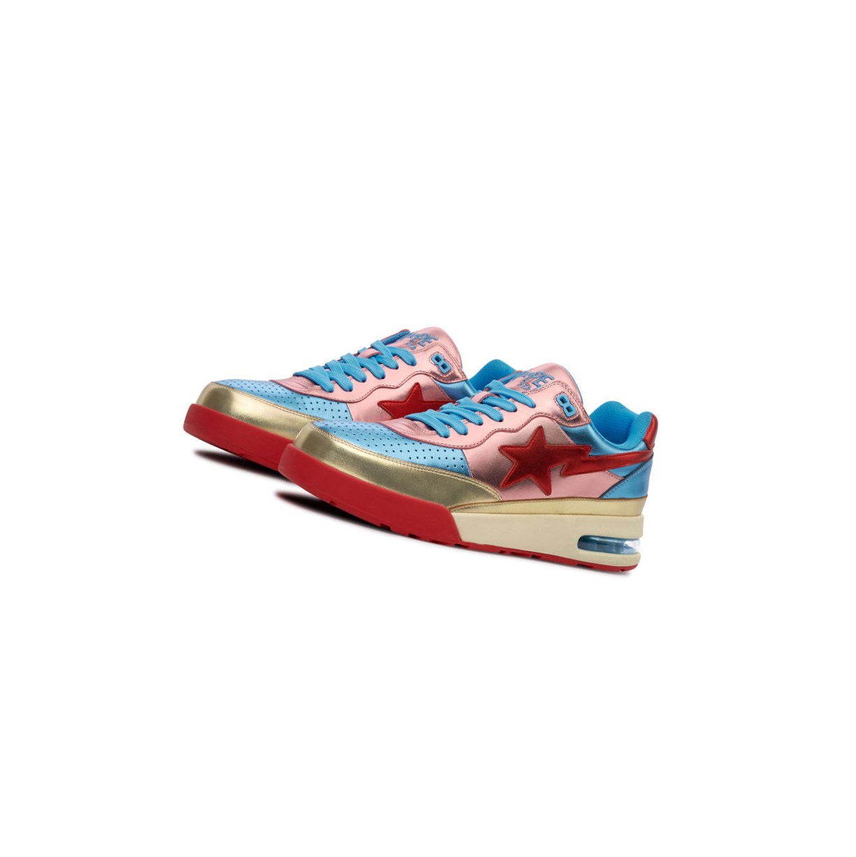 Tenisky A BATHING APE Bape Cestne Sta Stredne Damske Modre | 2370-KZWCD