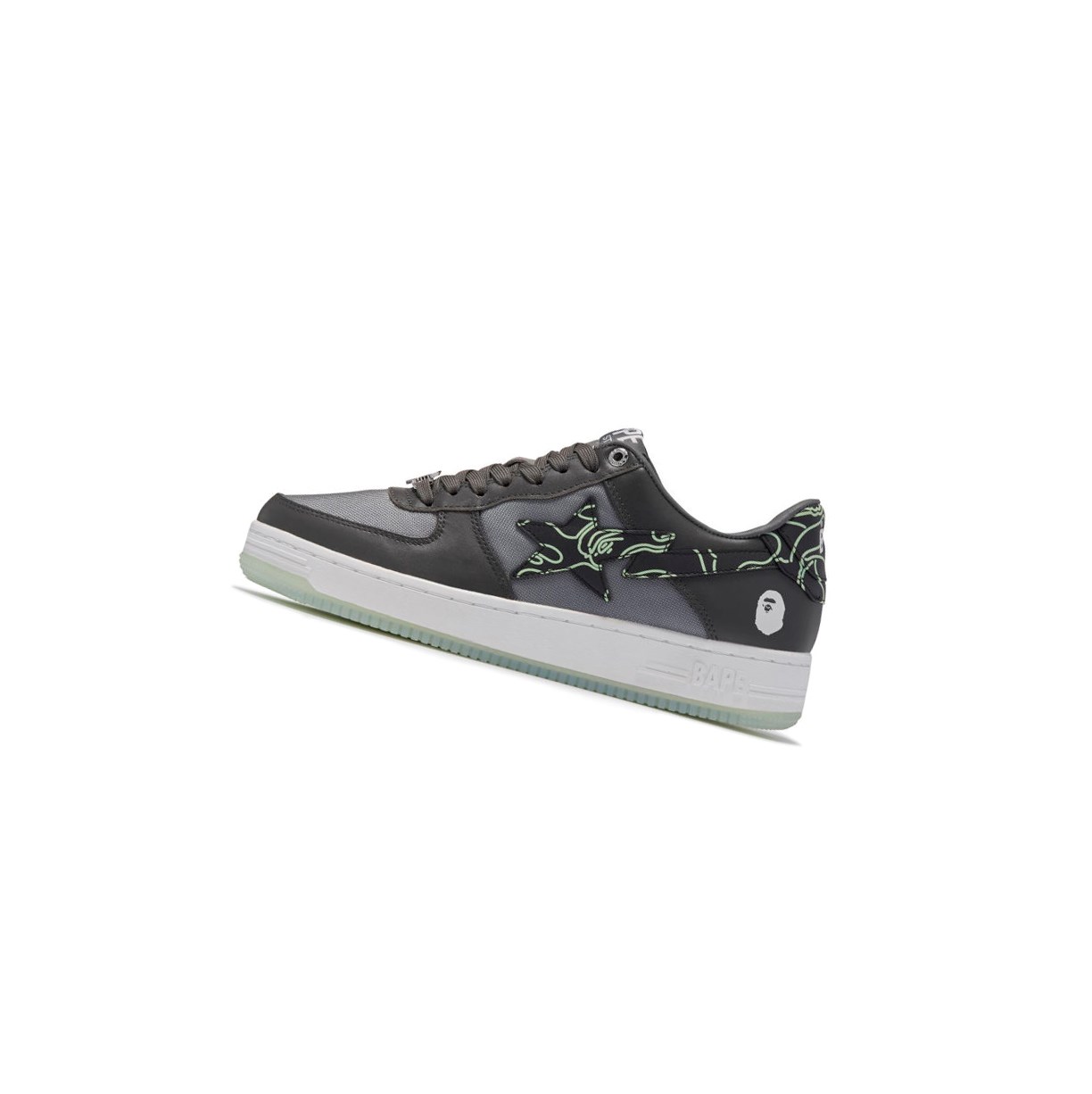 Tenisky A BATHING APE Bape Sta #1 M2 Low Panske Tmavo Siva | 0986-YDGHP