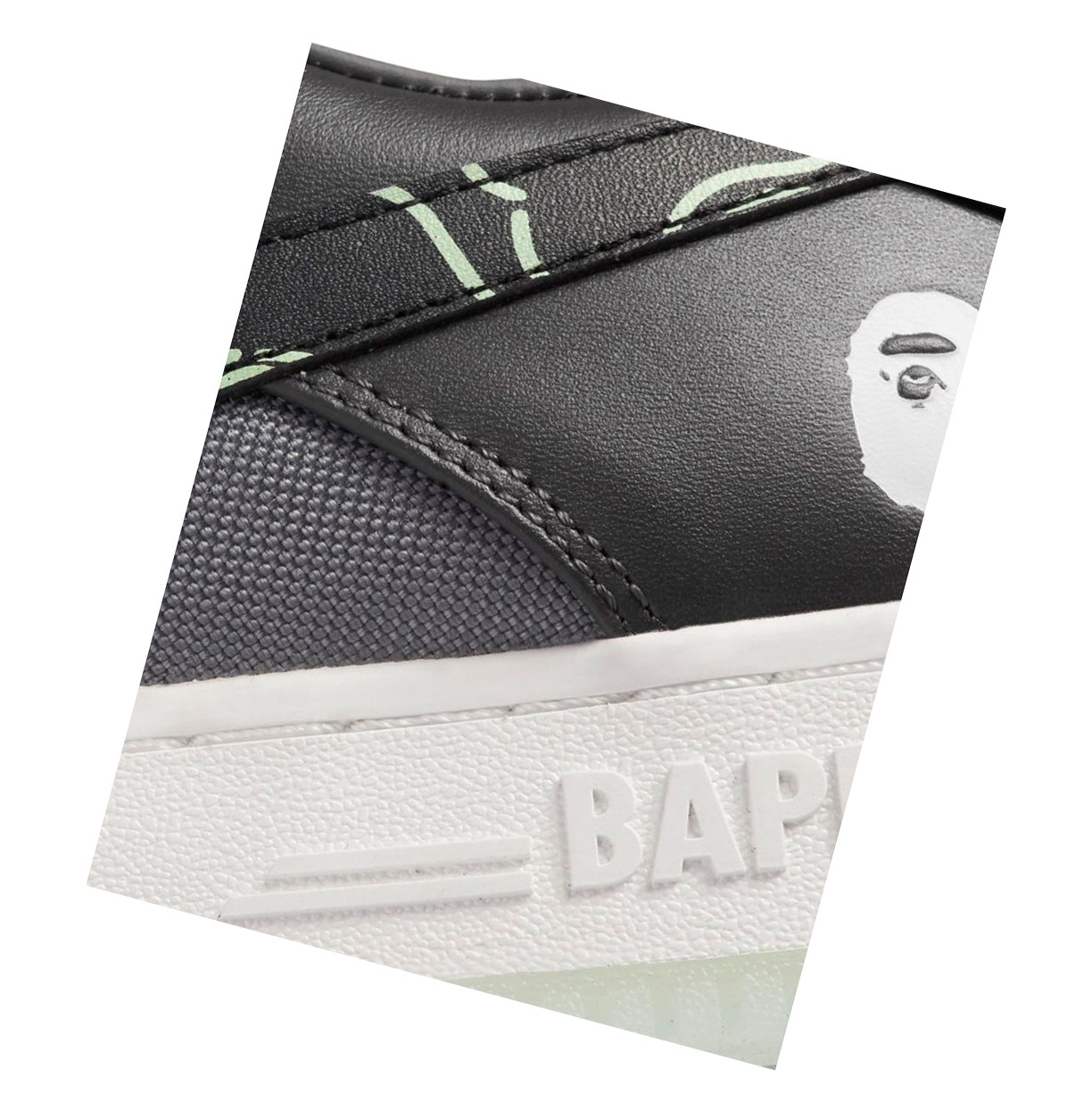 Tenisky A BATHING APE Bape Sta #1 M2 Low Panske Tmavo Siva | 0986-YDGHP