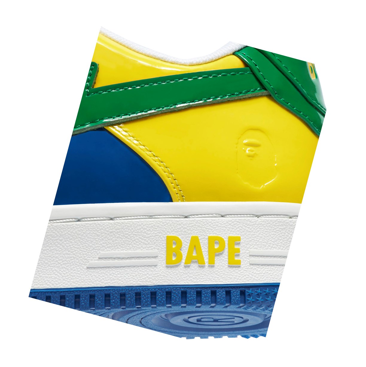 Tenisky A BATHING APE Bape Sta M1 Low Panske Žlté | 6913-IGEQT
