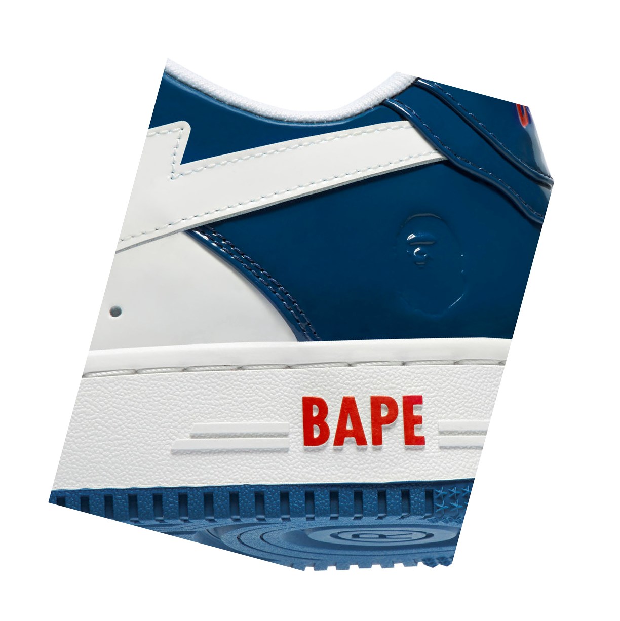 Tenisky A BATHING APE Bape Sta M1 Low Panske Biele | 8546-XKPUH