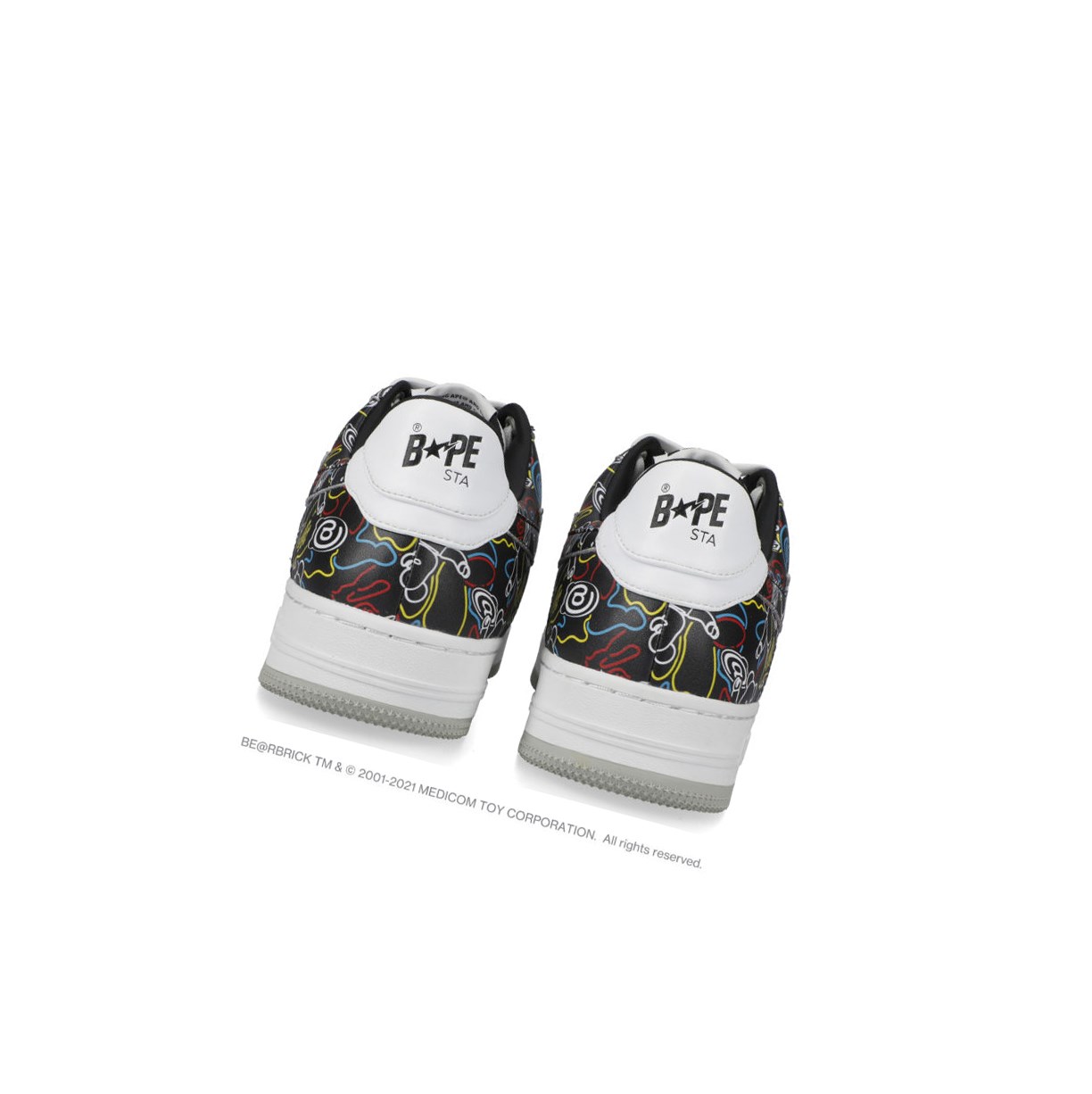 Tenisky A BATHING APE Bape Sta X Medicom Toy Be@r Camo M1 Low Panske Čierne | 8209-UMDBH