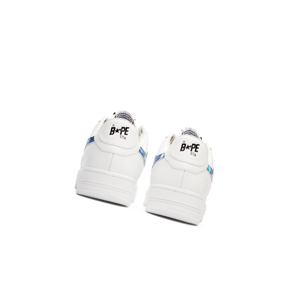 Tenisky A BATHING APE Bape Sta™ White / Abc Camo Low Damske Modre | 2638-NFZHG