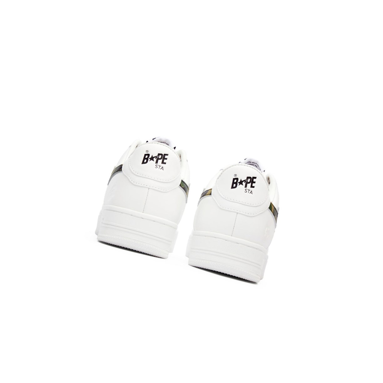 Tenisky A BATHING APE Bape Sta™ White / Abc Camo Low Panske Zelene | 4750-LISFA