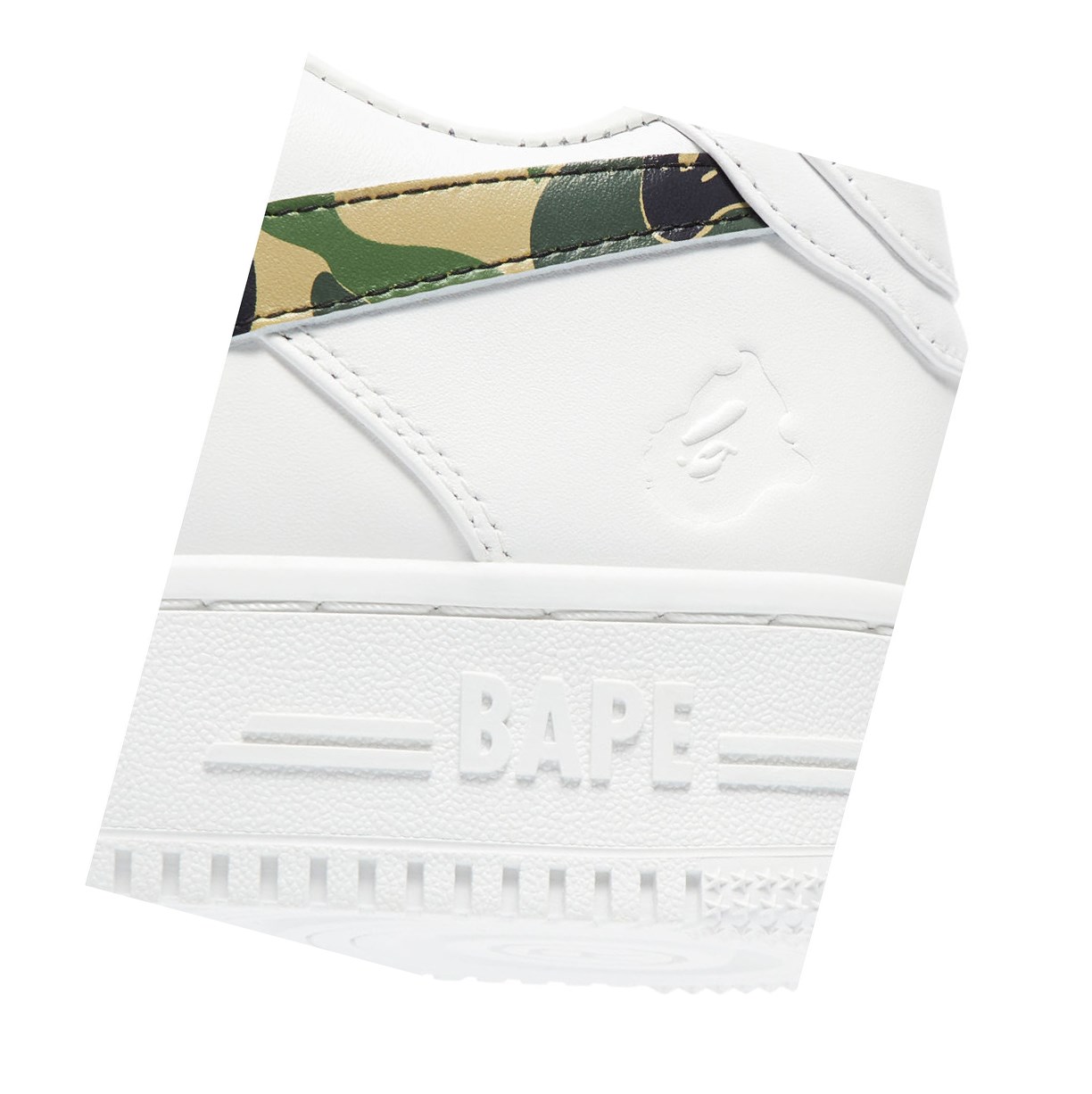 Tenisky A BATHING APE Bape Sta™ White / Abc Camo Low Panske Zelene | 4750-LISFA
