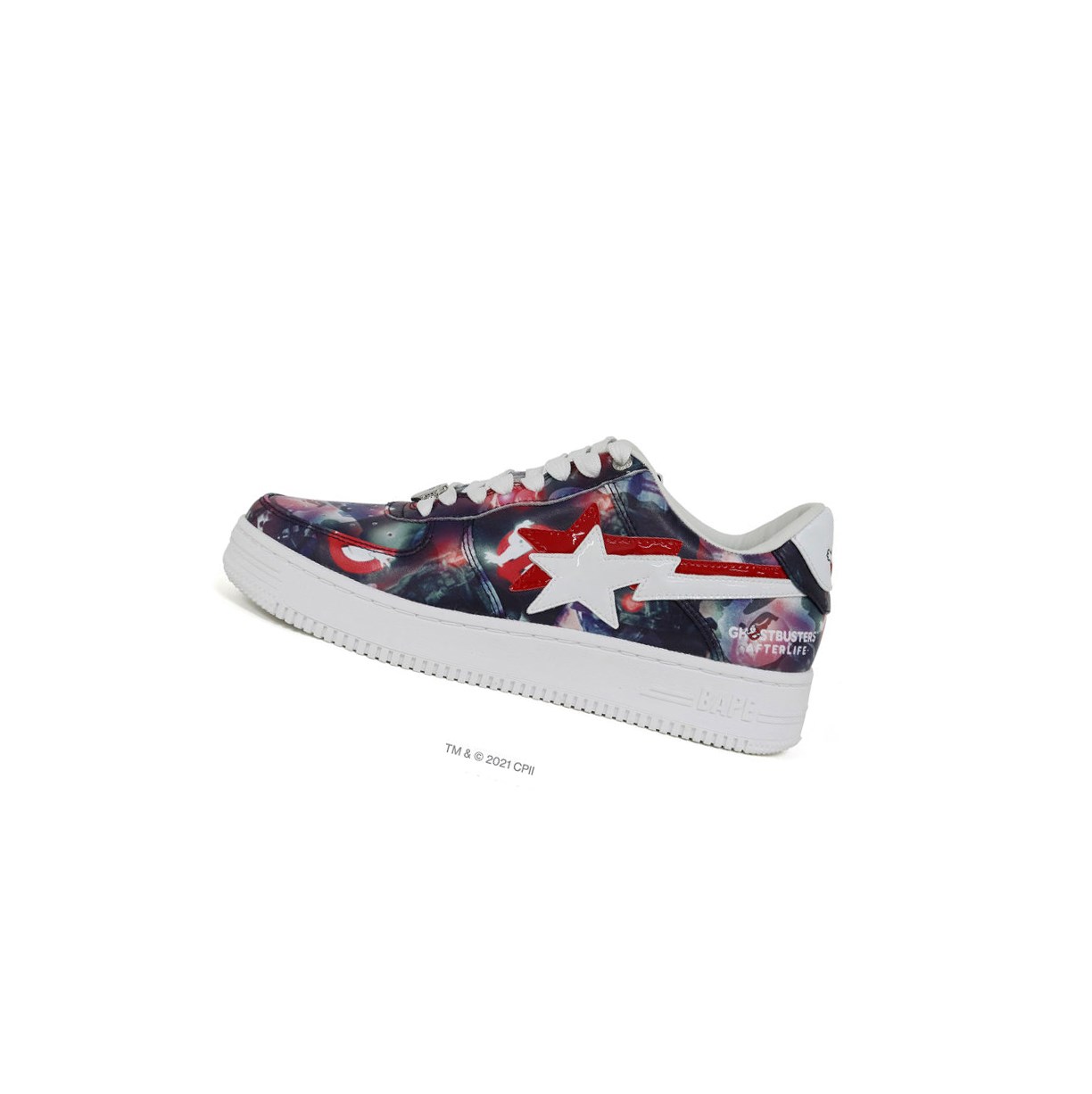 Tenisky A BATHING APE Bape X Ghostbusters Camo Baby Milo Double Bape Sta™ Low Stredne Panske Nachový | 8041-QMSZE