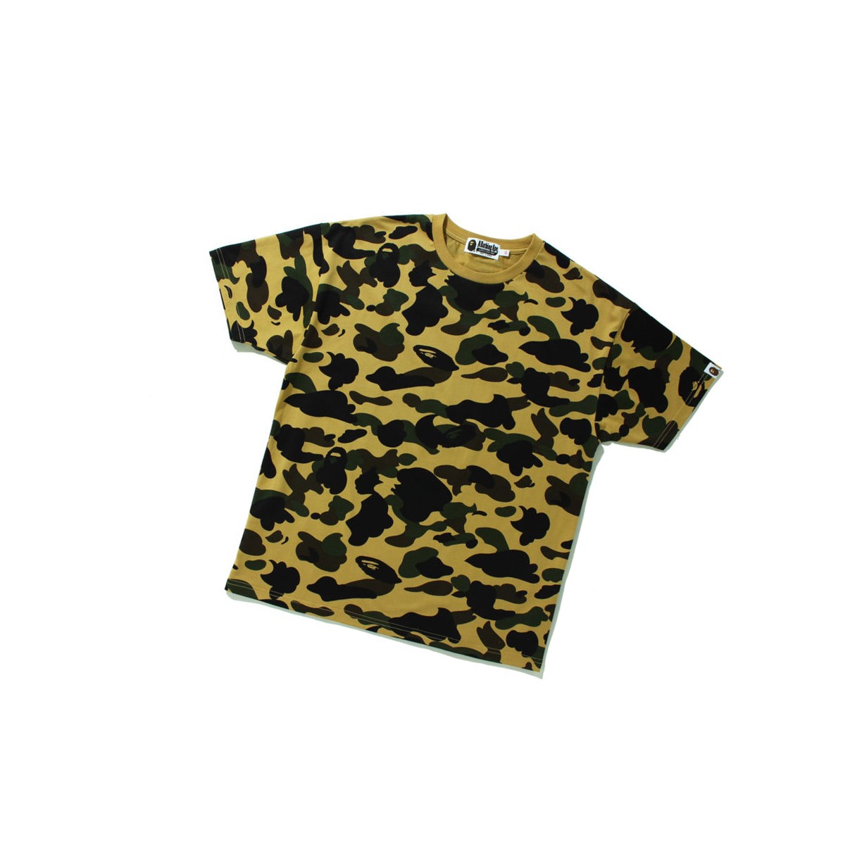 Tricko A BATHING APE Bape 1st Camo Oversized Tee Kratke Sleeve Damske Žlté | 4598-KIWRC