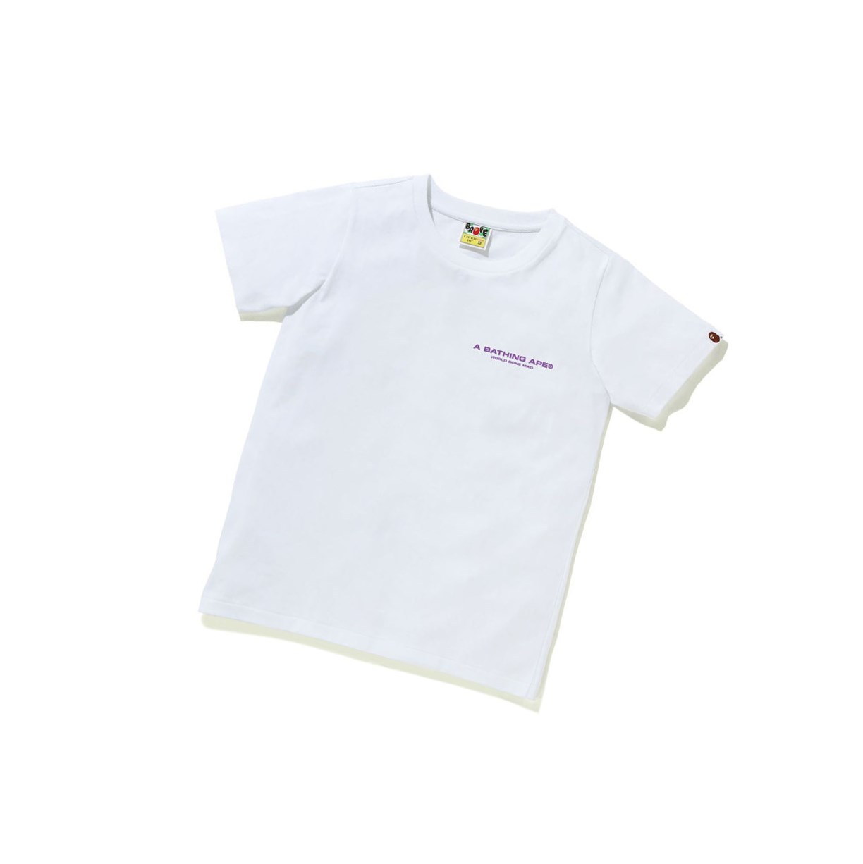Tricko A BATHING APE Bape A Bathing Ape Line Camo Tee Kratke Sleeve Damske Biele | 0136-DGZSN