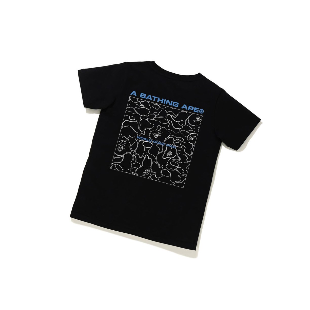 Tricko A BATHING APE Bape A Bathing Ape Line Camo Tee Kratke Sleeve Damske Čierne | 2037-NRGEU