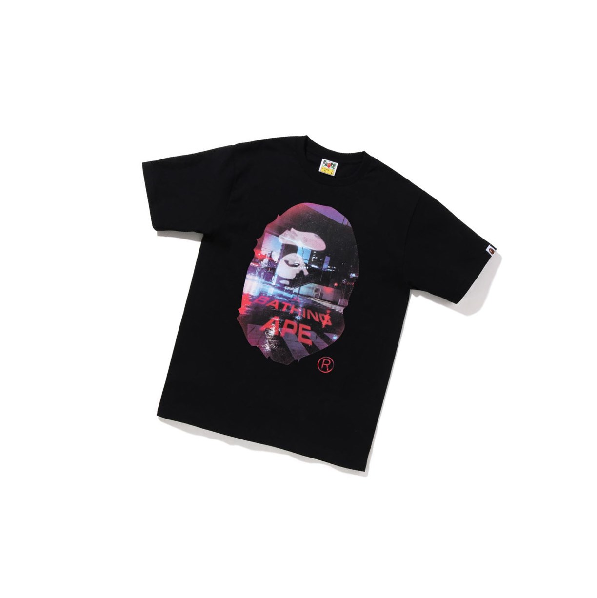 Tricko A BATHING APE Bape A Bathing Ape Back Street Tee Kratke Sleeve Panske Čierne | 3519-VDNQW