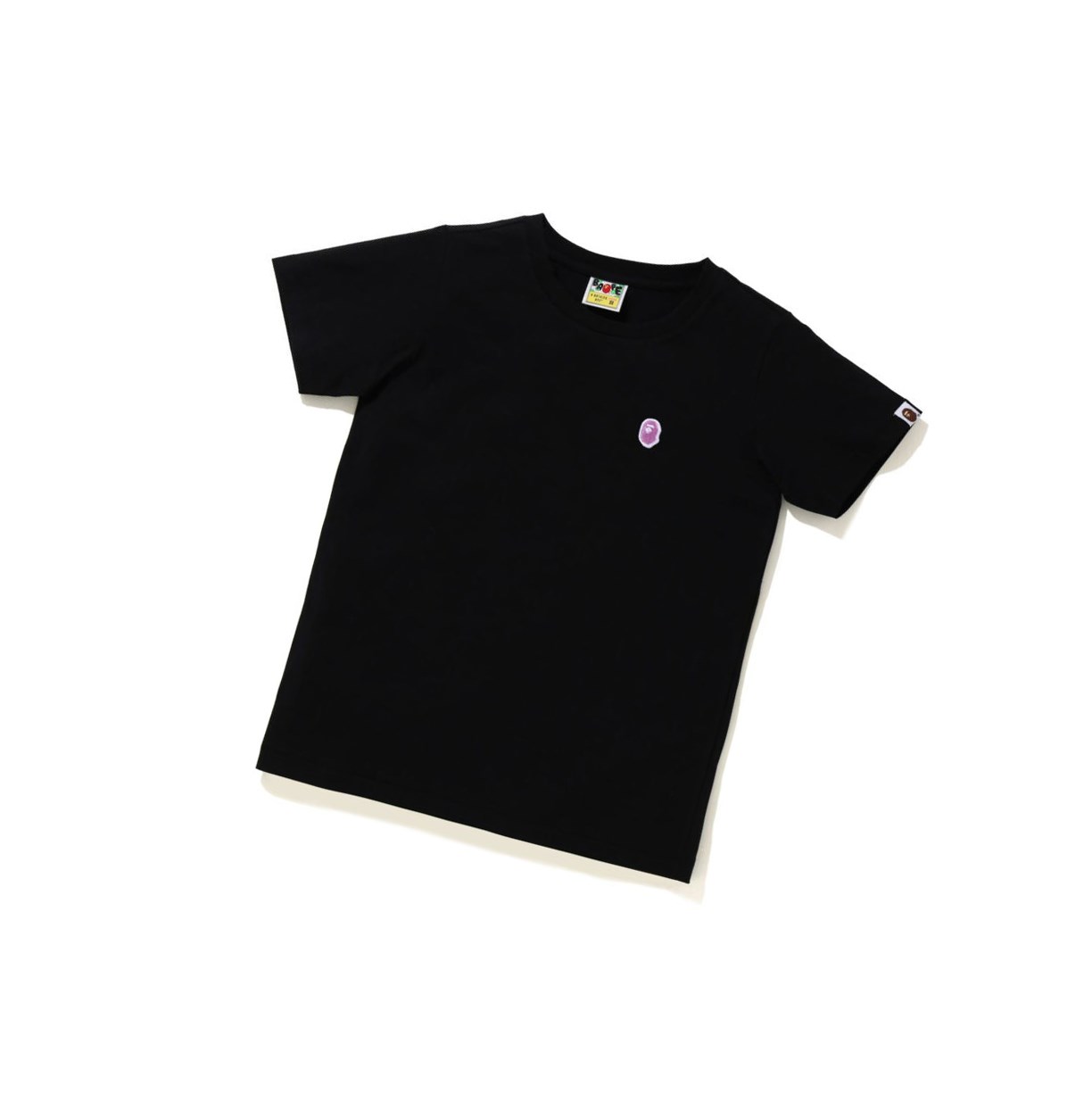 Tricko A BATHING APE Bape Ape Head One Point Tee #2 Kratke Sleeve Damske Čierne | 0731-GWQLJ