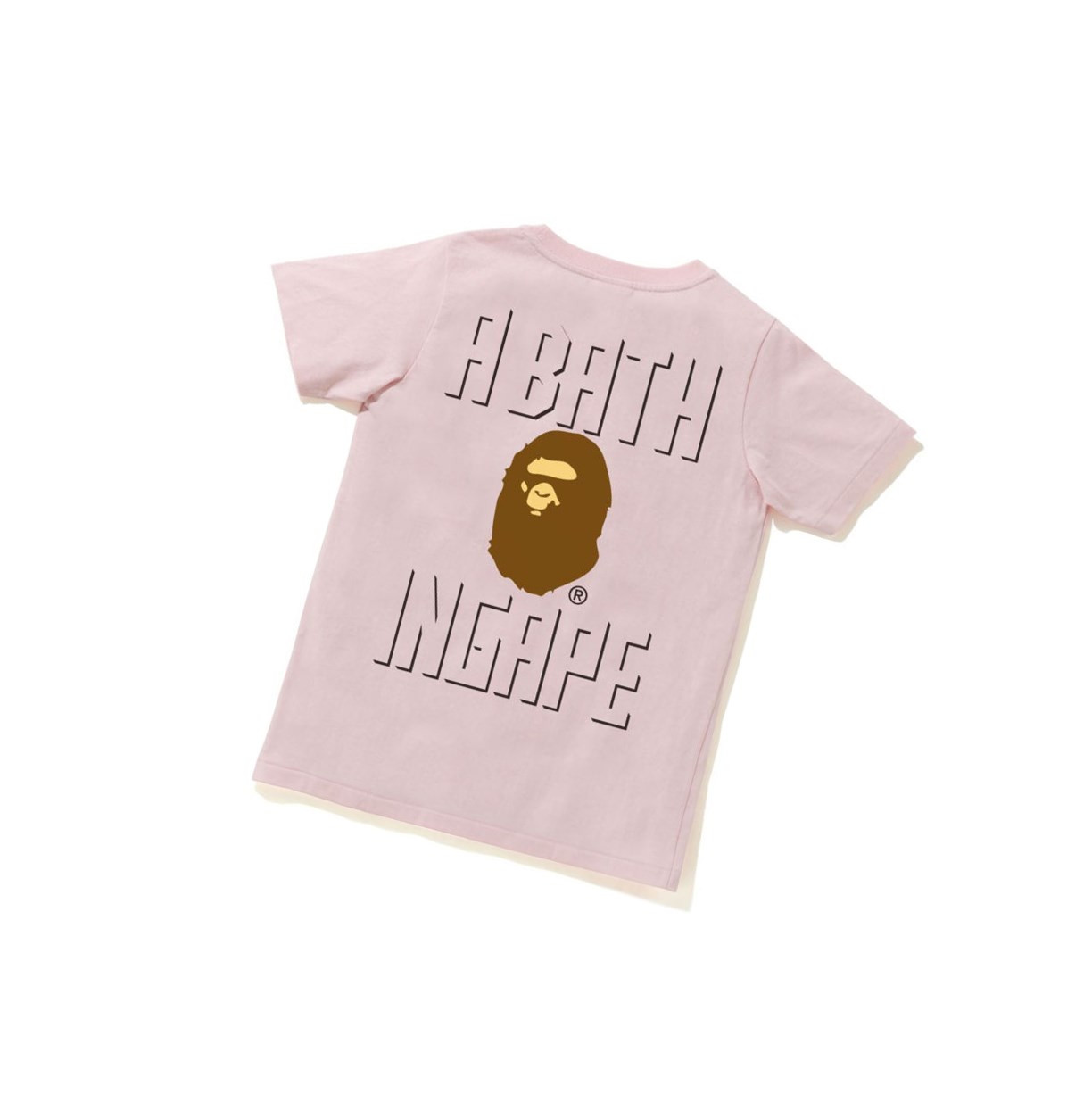Tricko A BATHING APE Bape Ape Head One Point Tee #2 Kratke Sleeve Damske Ruzove | 1269-SWIOB