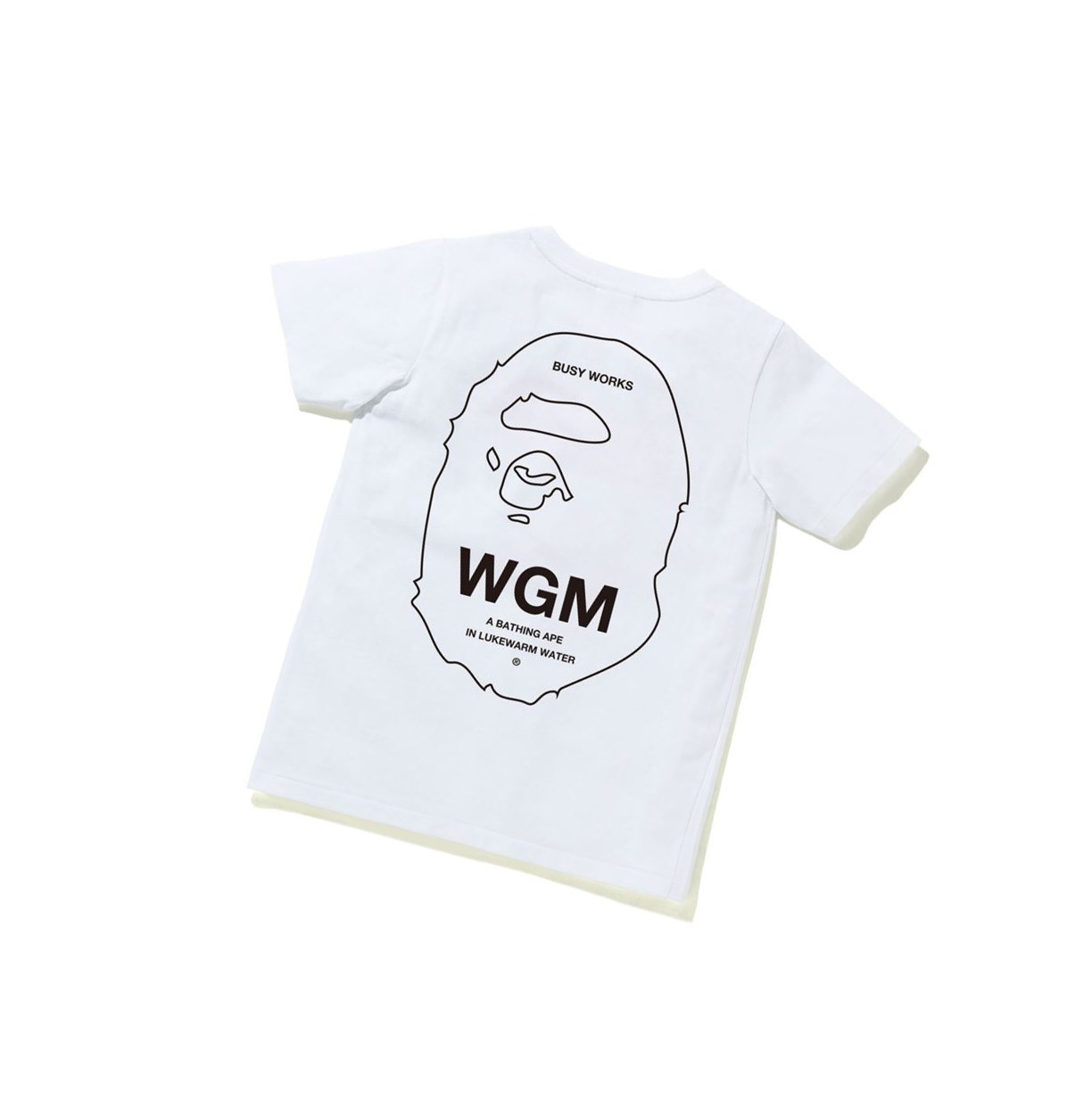 Tricko A BATHING APE Bape Ape Head One Point Tee #1 Kratke Sleeve Damske Biele | 1902-QBNME