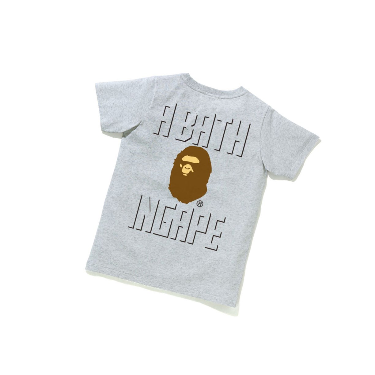 Tricko A BATHING APE Bape Ape Head One Point Tee #2 Kratke Sleeve Damske Siva | 2086-ZSRTD