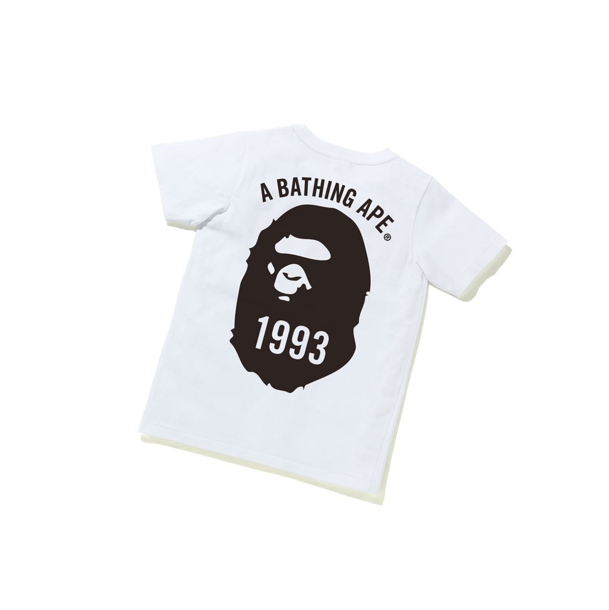 Tricko A BATHING APE Bape Ape Head One Point Tee #4 Kratke Sleeve Damske Biele | 2783-WVYSN