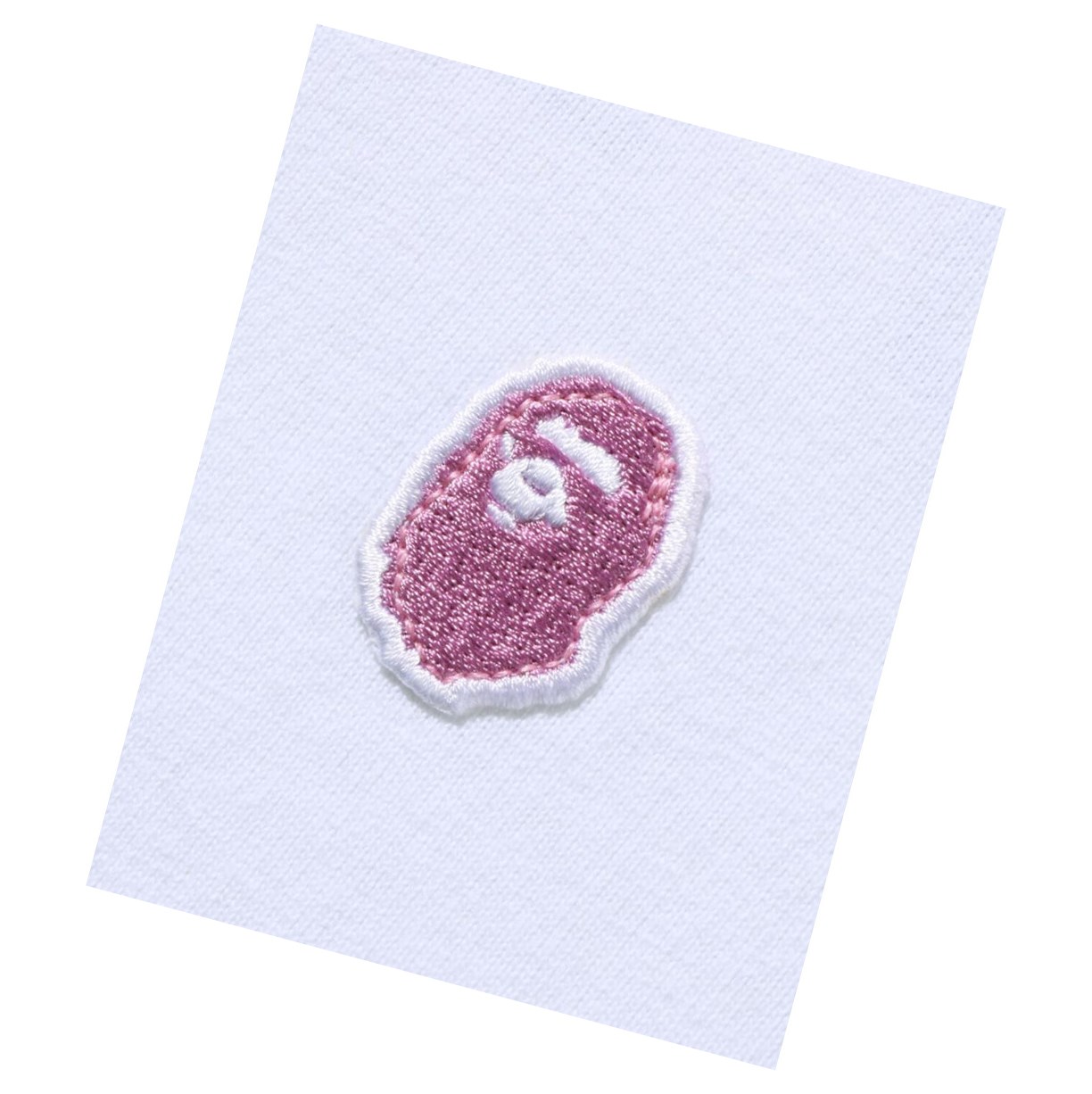 Tricko A BATHING APE Bape Ape Head One Point Tee #4 Kratke Sleeve Damske Biele | 2783-WVYSN