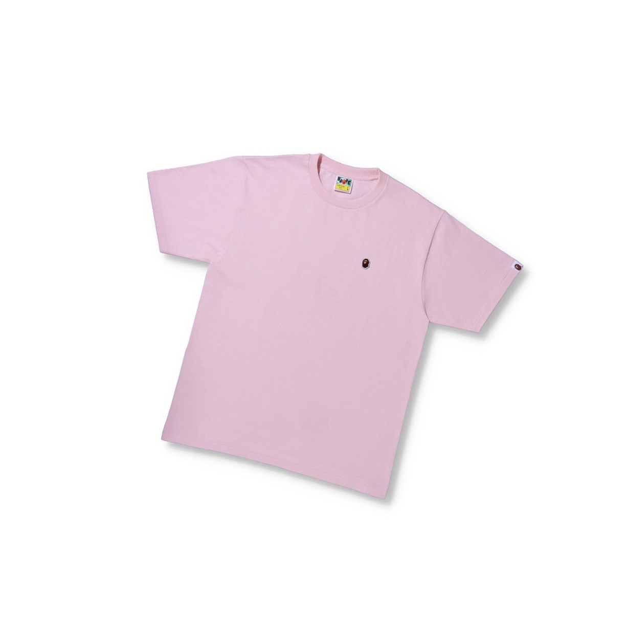 Tricko A BATHING APE Bape Ape Head One Point Tee Kratke Sleeve Panske Ruzove | 3708-QFATY