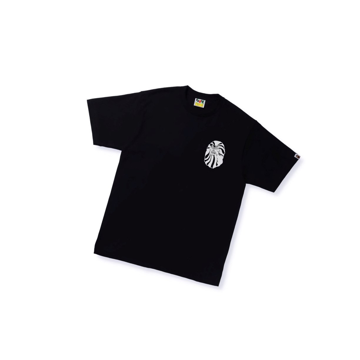 Tricko A BATHING APE Bape Ape Head Tee #1 Kratke Sleeve Panske Čierne | 1396-NATJB