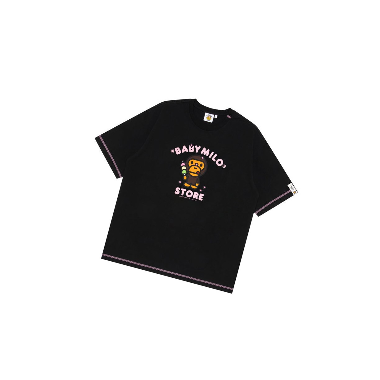 Tricko A BATHING APE Bape Baby Milo Boxy Fit Tee Kratke Sleeve Damske Čierne | 7809-QDPFR