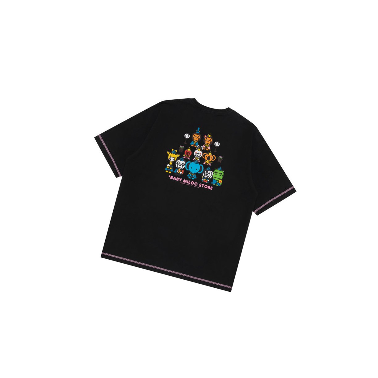 Tricko A BATHING APE Bape Baby Milo Boxy Fit Tee Kratke Sleeve Damske Čierne | 8531-VTIGJ