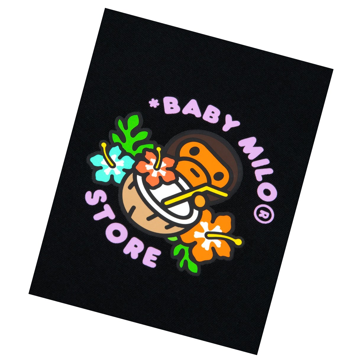 Tricko A BATHING APE Bape Baby Milo Cropped Fit Tee Kratke Sleeve Damske Čierne | 3206-GXVOI