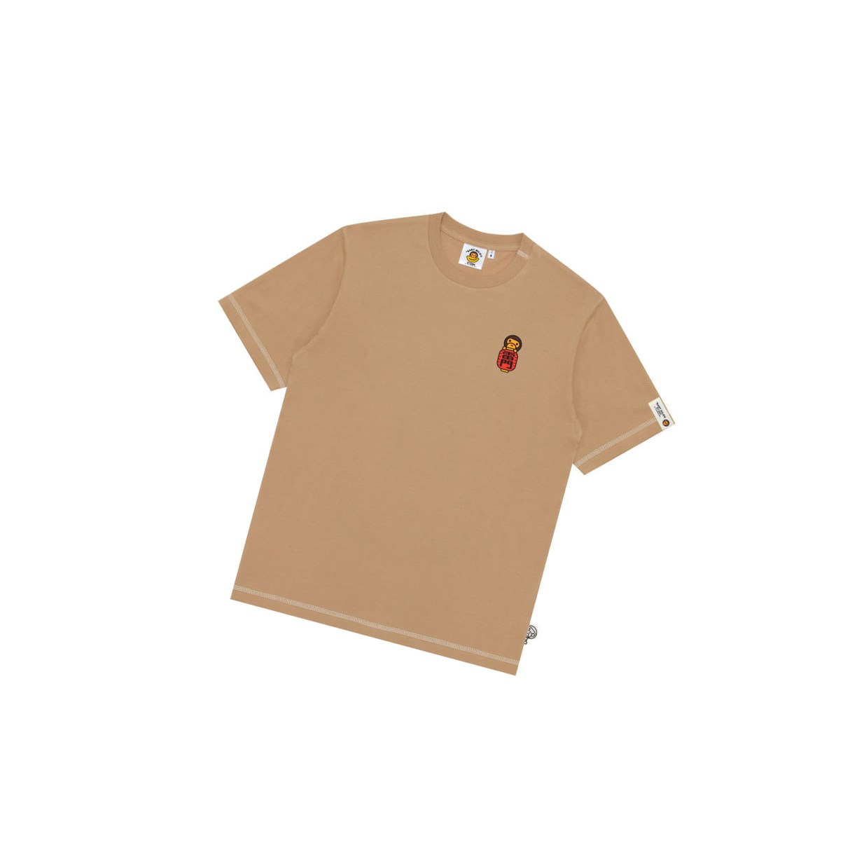 Tricko A BATHING APE Bape Baby Milo Tee Kratke Sleeve Panske Béžové | 6034-YDSVI