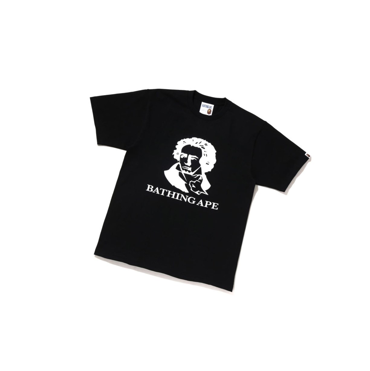 Tricko A BATHING APE Bape Bathing Ape Tee Kratke Sleeve Panske Čierne | 7145-CSZUG